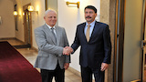 Áder János köztársasági elnök látogatása Tarlós István főpolgármesternél 2015.05.25.