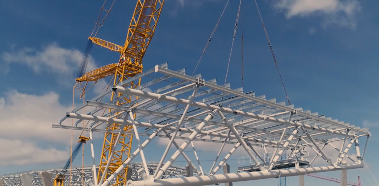 Megnyílt az épülő Puskás Ferenc Stadion Látogatóközpontja 2018.07.03.