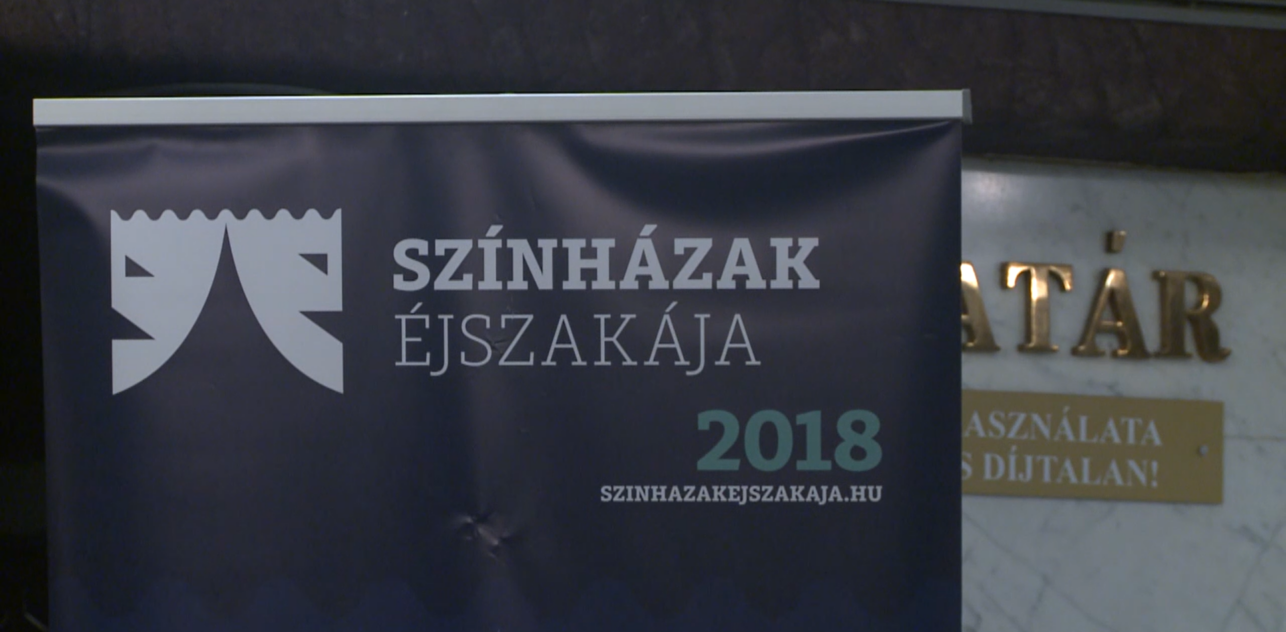 Színházak éjszakája 2018-ban