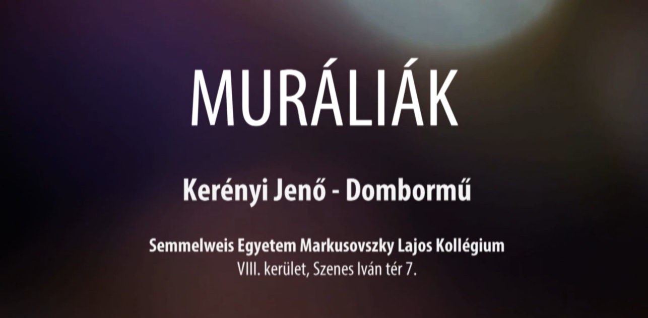 Figurák a kollégium falán 2018.09.04.