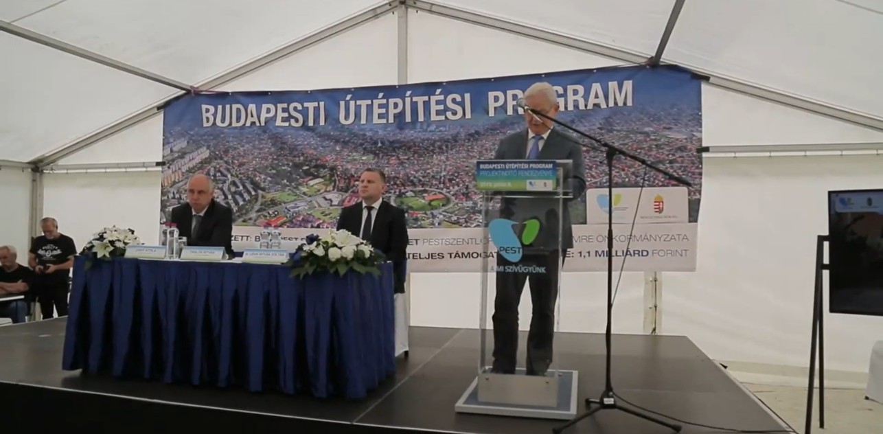 Szilárd útburkolattal látják el a budapesti földutakat (budapestvideo.hu) 2019.07.09.