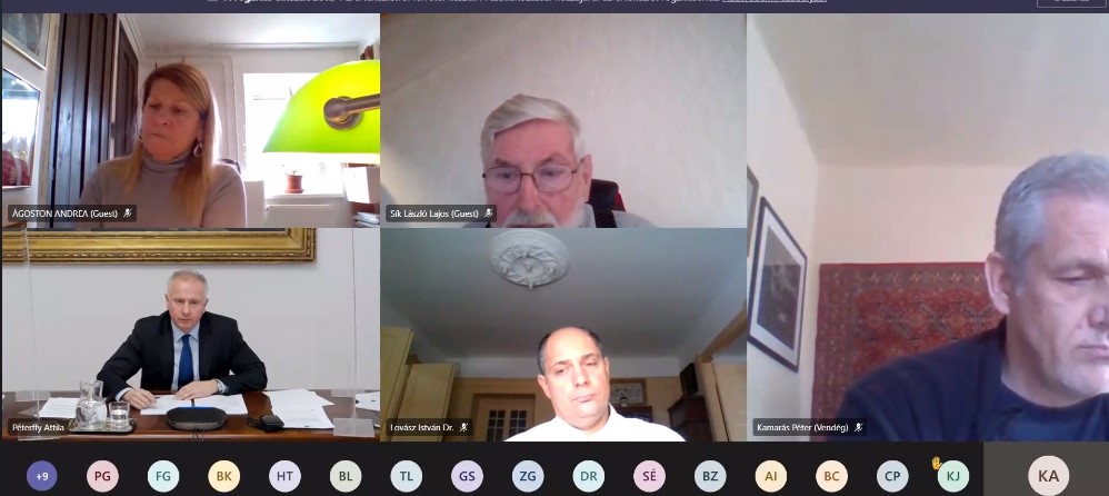 Pécs – polgármesteri döntést előkészítő videókonzultáció 2020.12.08.