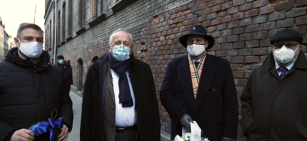 A pesti gettó felszabadításának 76. évfordulójára emlékezünk Erzsébetvárosban! 2021.01.17.