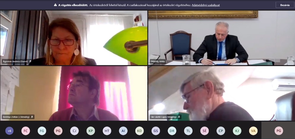 Pécs – polgármesteri döntést előkészítő videókonzultáció 2021.02.17.