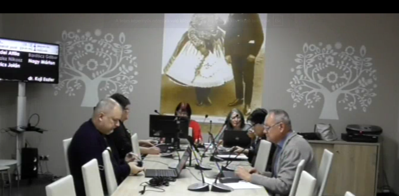 Nagytarcsa Község Önkormányzata Képviselő-testületének Településfejlesztési- és Üzemeltetési Bizottsága ülése 2023.12.11.