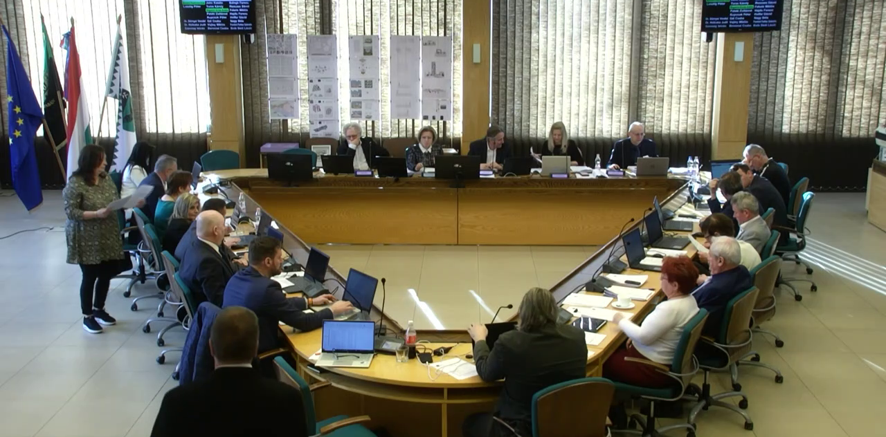 Tatabánya Megyei Jogú Város Közgyűlése – hálózat szolgáltatási hiba miatt az első 28 perc nem rögzült 2024.02.22.