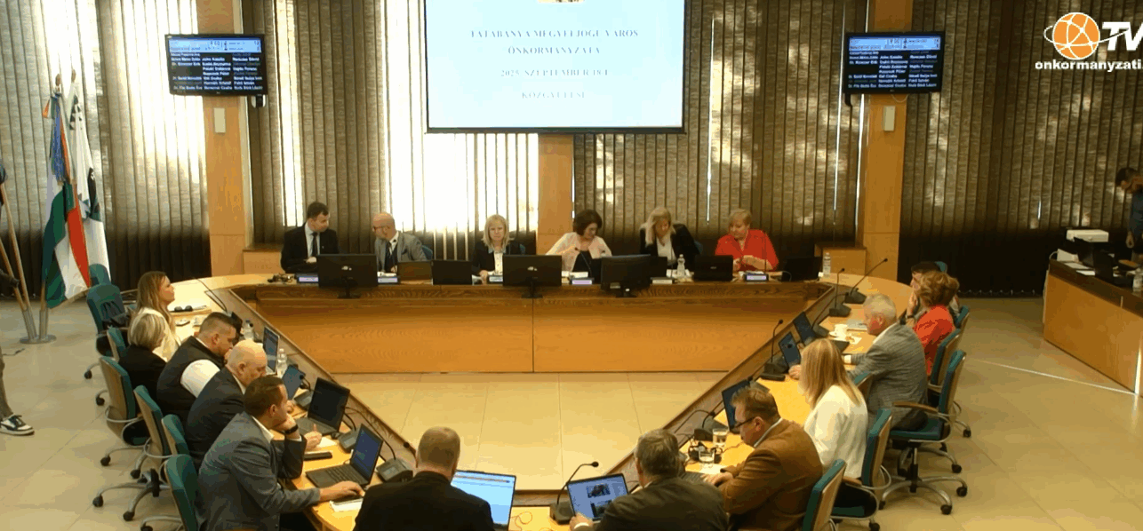 Tatabánya Megyei Jogú Város Önkormányzatának Közgyűlése 2025.09.18.