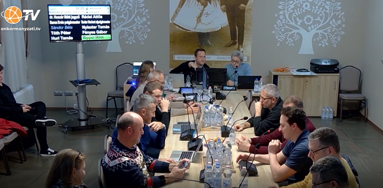 Nagytarcsa Község Önkormányzat rendkívüli Képviselő-testületének ülésére 2025.12.15.