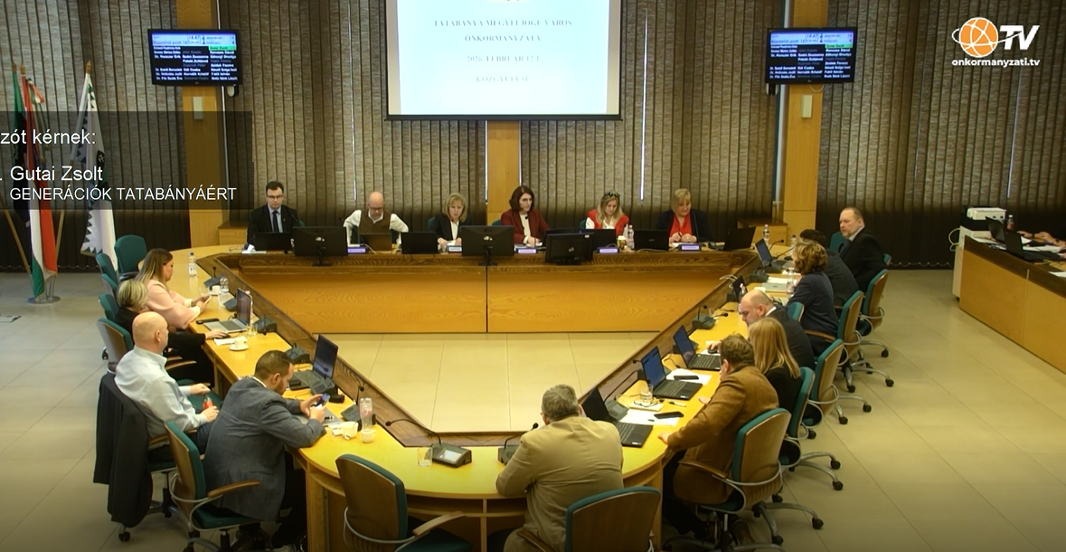 Tatabánya Megyei Jogú Város Önkormányzatának Közgyűlése 2026.02.12.