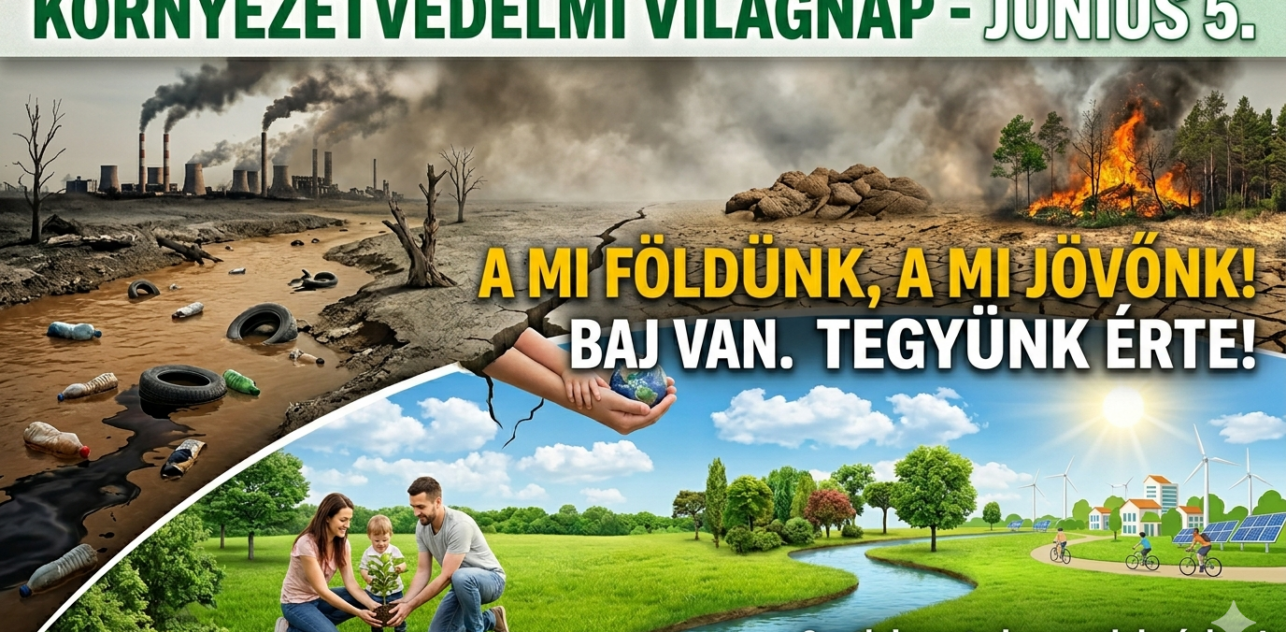 🌍 Június 5.: A környezetvédelem nem kampány – hanem sürgős feladat