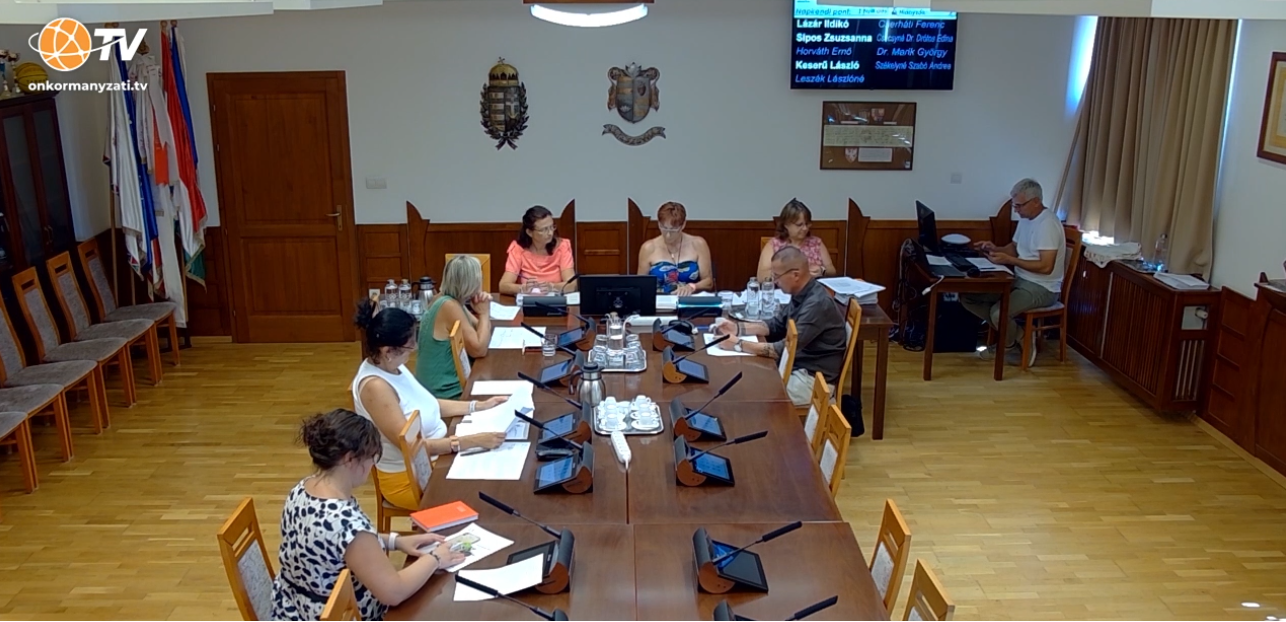 Szociális, Egészségügyi és Sport Bizottsági ülés 2026.08.05. (technikai probléma miatt a jegyzőkönyv elfogadása nem rögzült)
